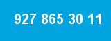 927 865 30 11 927 865 30 11